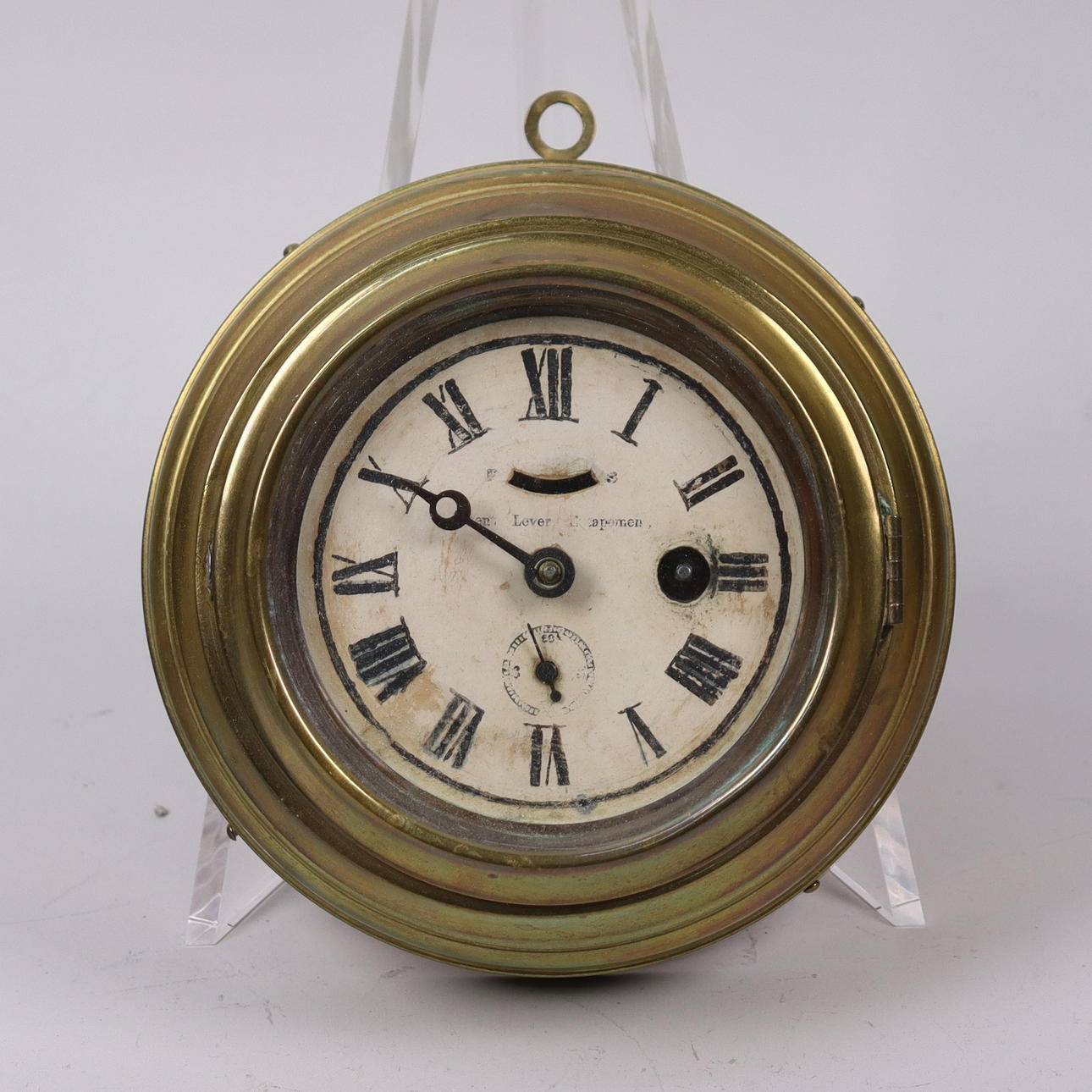 A 19th century wall clock.
