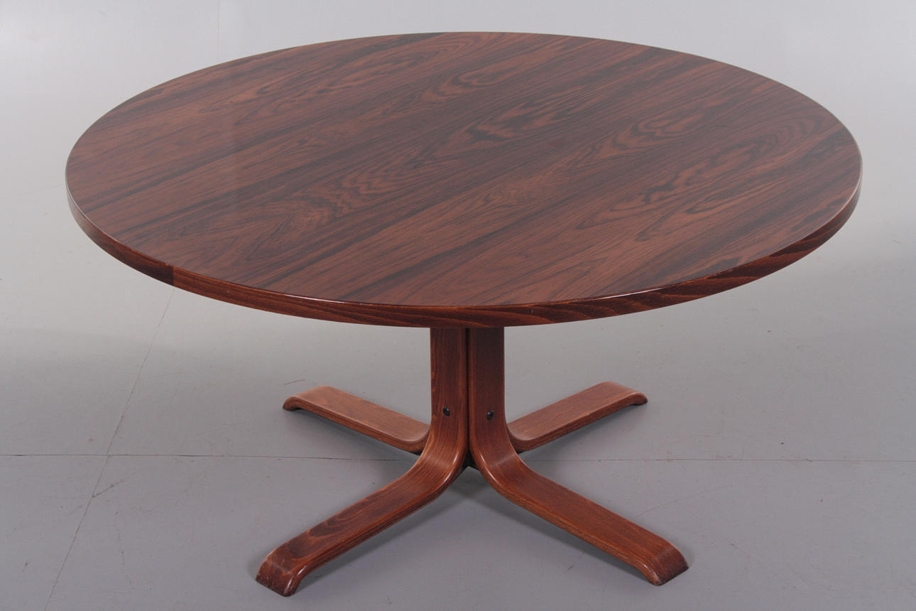 COFFEE TABLE, round, 1950s/60s.