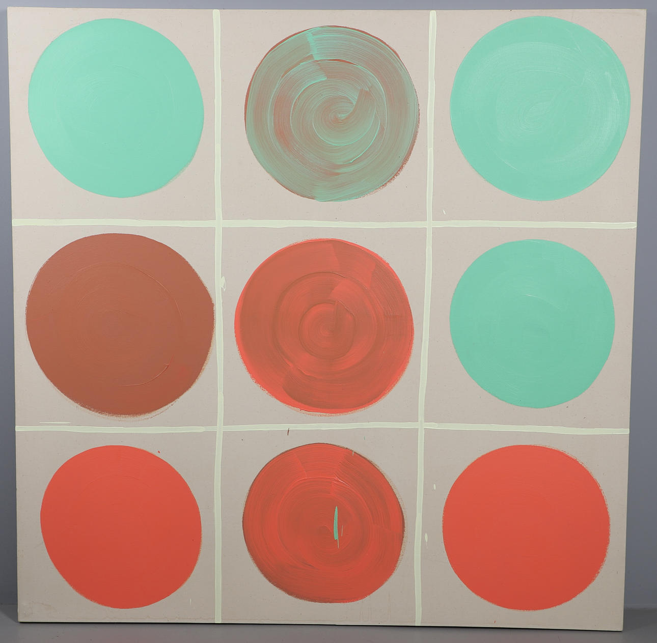 MARTA MARCE (B. 1972). ABSTRACT CIRCLES.