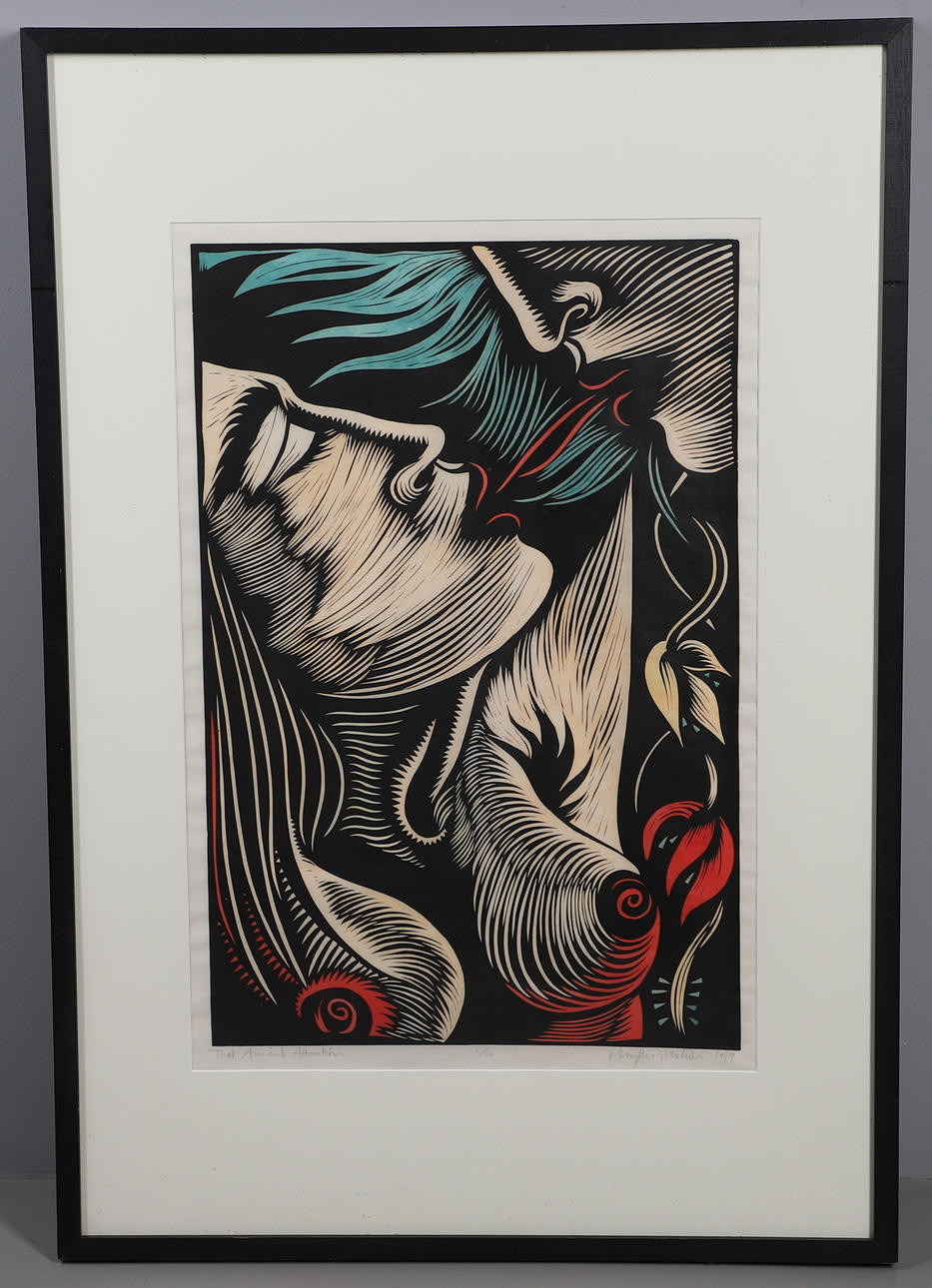 PHYLLIS MAHON (B. 1953). 'ANCIENT ATTRACTION'.