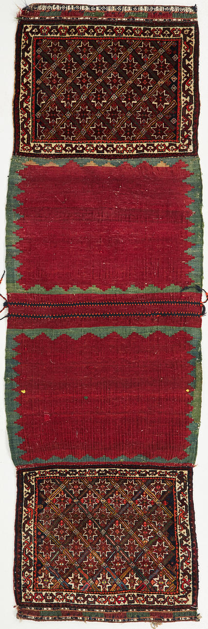 KAMELVÄSKA Qasqai, ull, ca 210x65 cm.