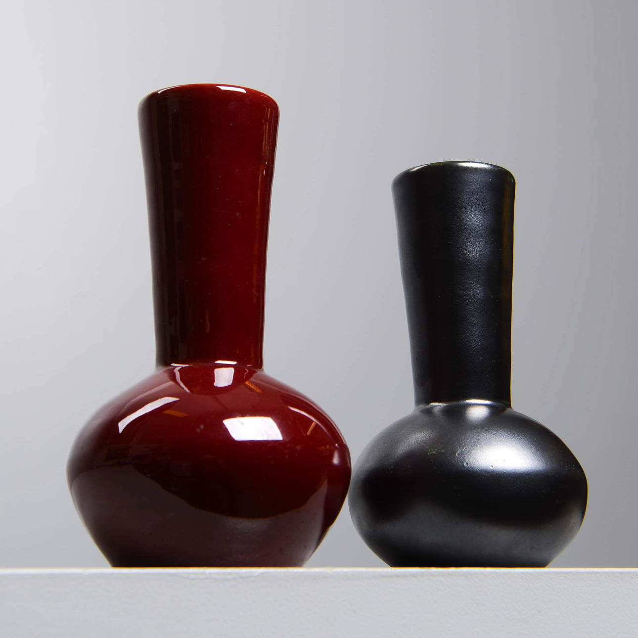 HARALD ÖSTERGREN. Two vases, Upsala-Ekeby, 1930s/40s.