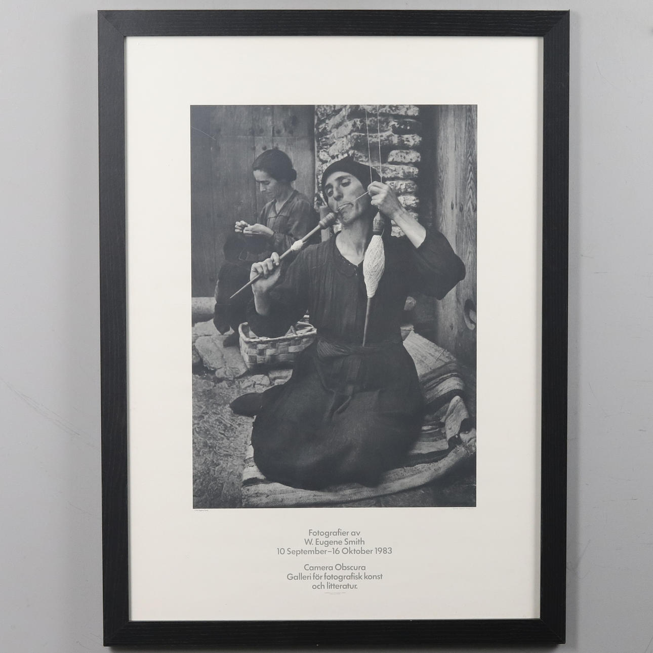 EXHIBITION POSTER, W. Eugene Smith, 1983.