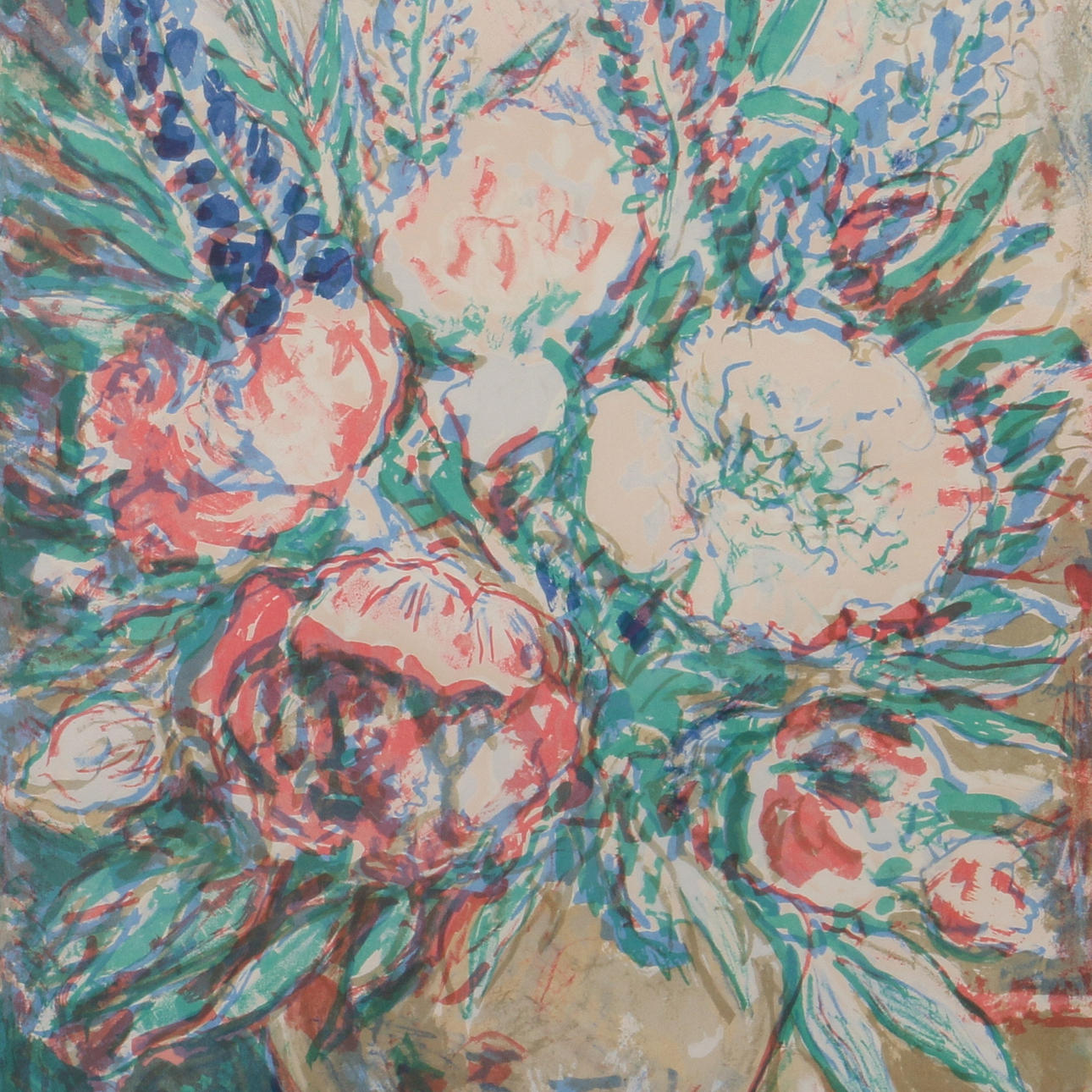 ALBIN AMELIN. Färglitografi, signerad samt numrerad 246/360.