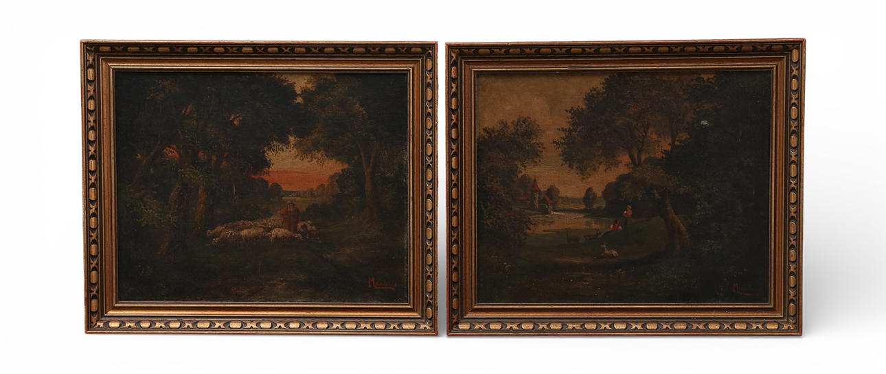 PROBABLY GERMAN SCHOOL FROM THE 19TH CENTURY. Landscapes.