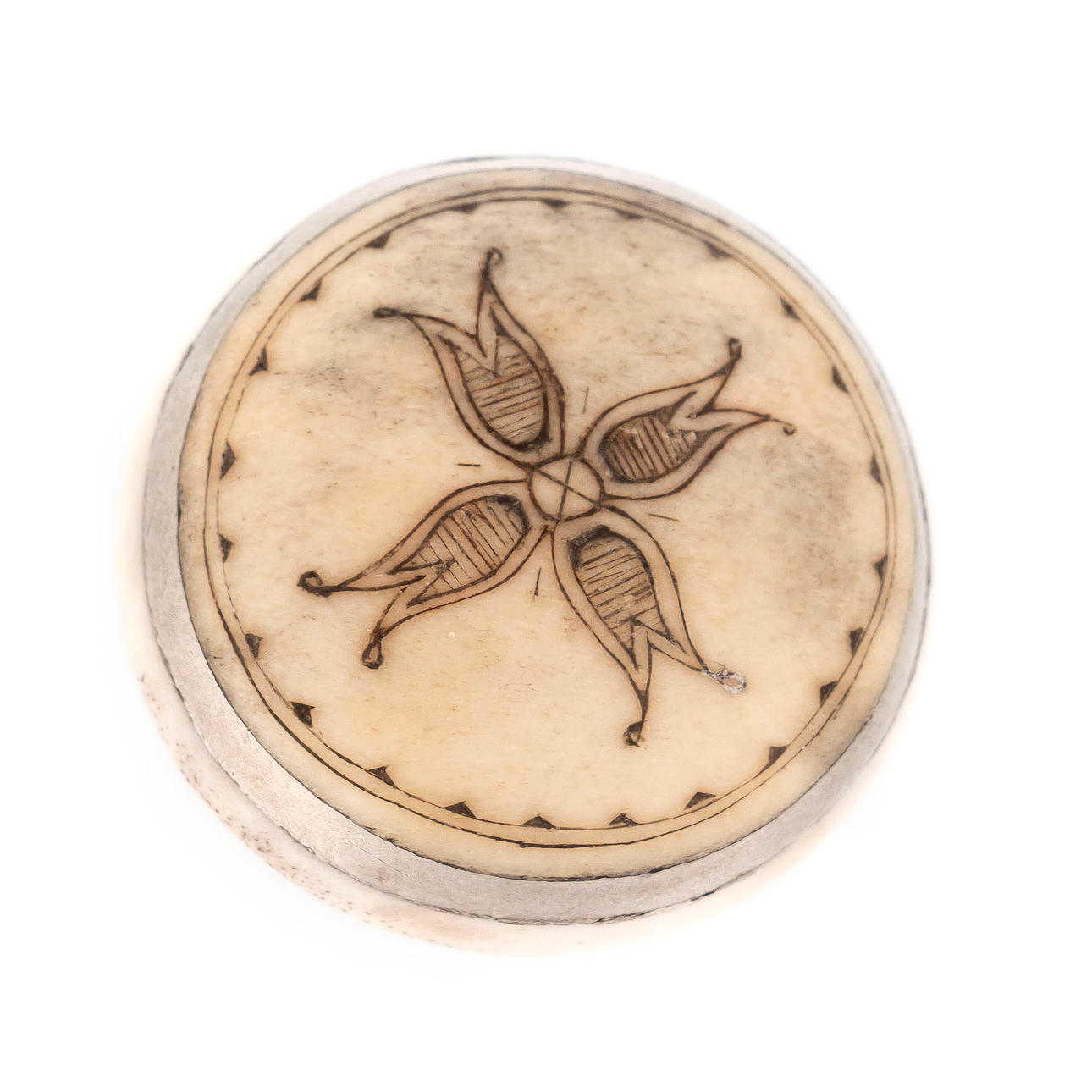 JOHAN FANKKI. Brooch, Sámi, Signed.