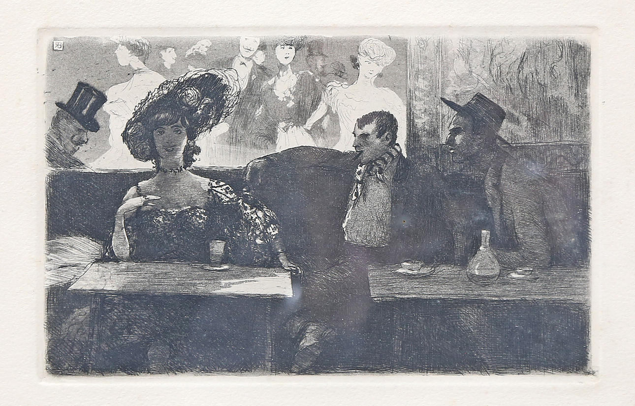 RICARDO BAROJA. Interior scene.
