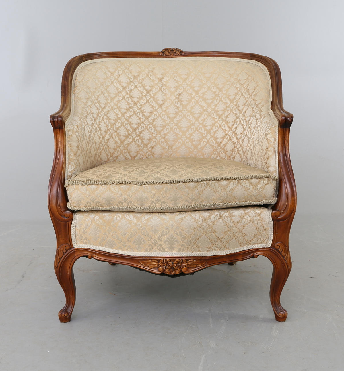 FÅTÖLJ, rokokostil, 1900-tal.