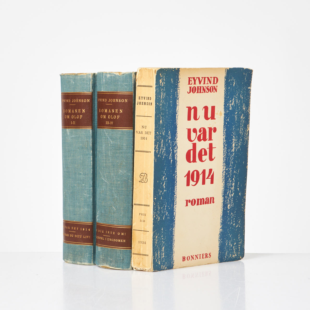 BÖCKER, 3 st, Eyvind Johnson, 