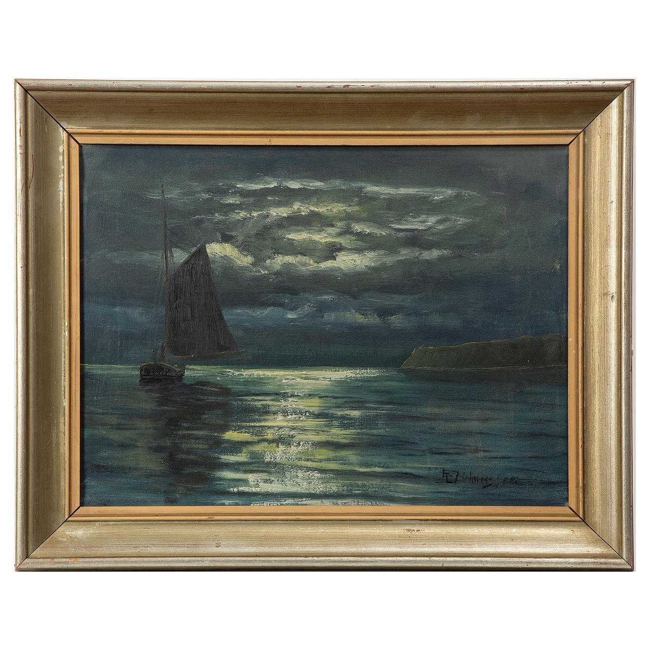 EMIL JOHANSON-THOR. Oil on canvas, signed.