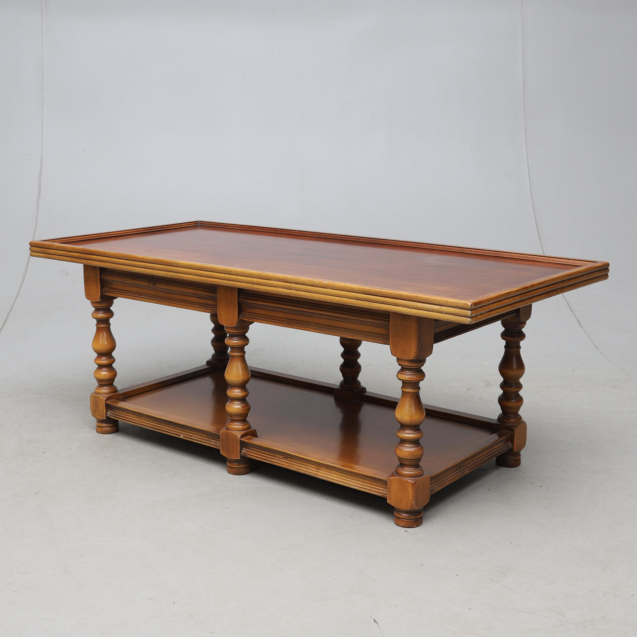 SOFFBORD, barockstil, lövträ, 1900-tal.