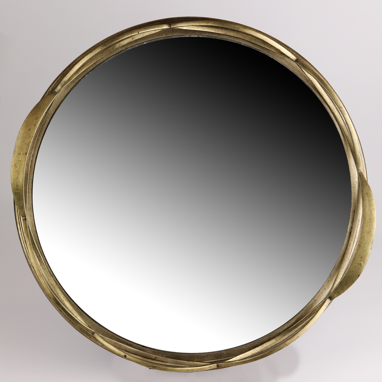 JONATHAN CHARLES INTERLACED SILVER SERVING TRAY.