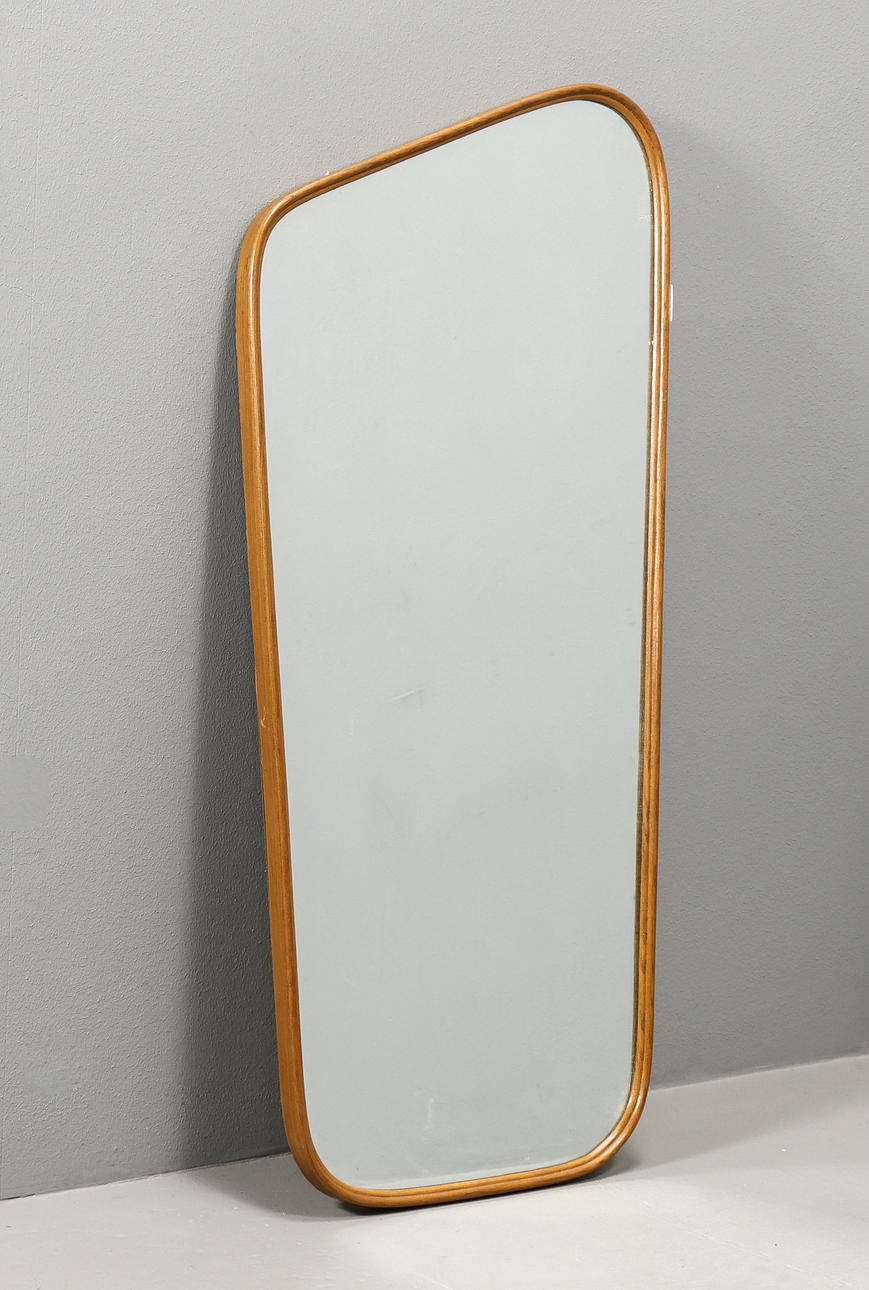 A mid-20th century Swedish Modern mirror.