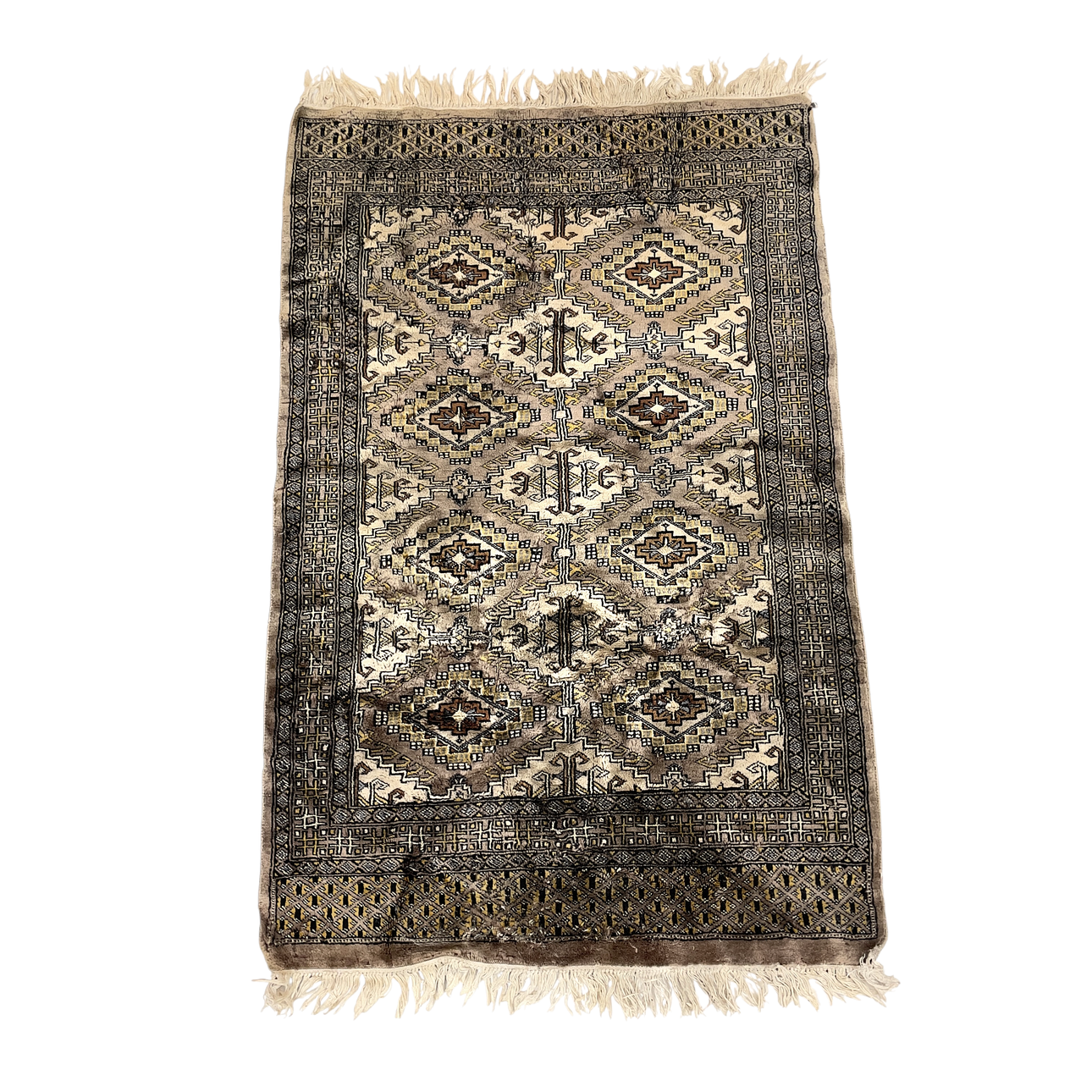 CARPET. Oriental, hand-knotted, approx. 91x140 cm.