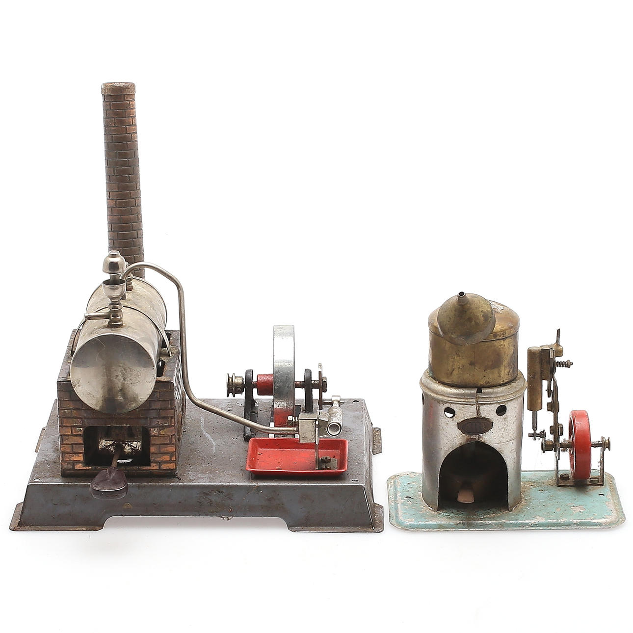 ÅNGMASKINER, 2 st, 1900-tal.