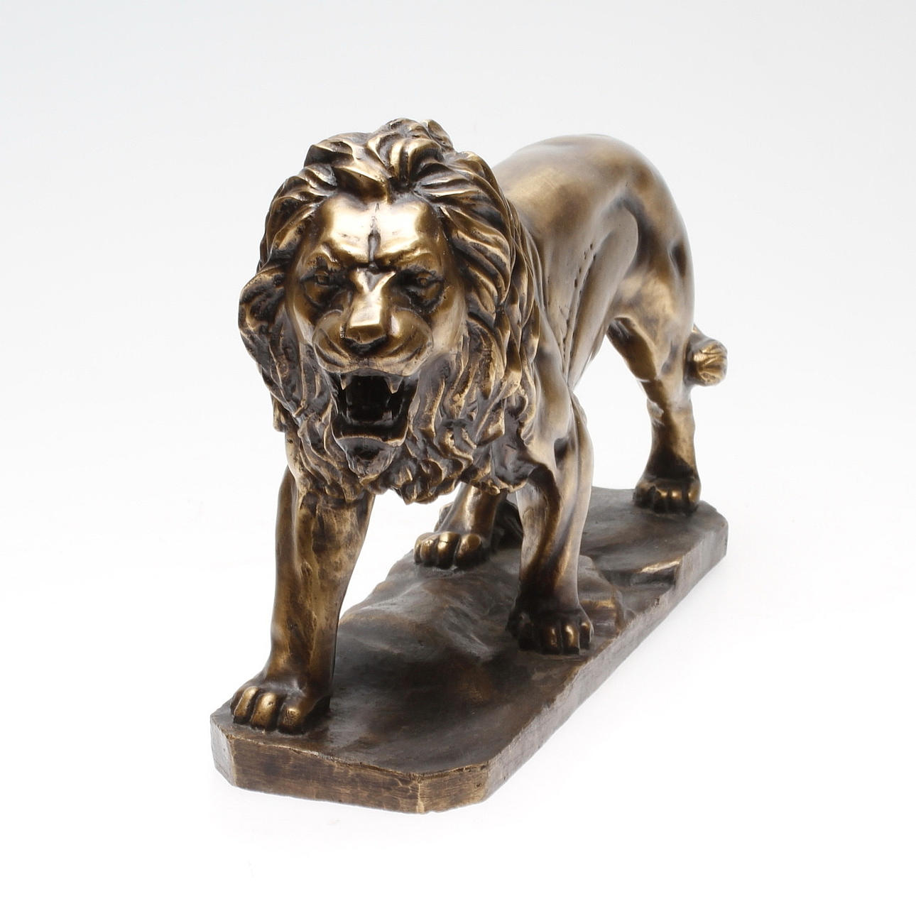 OIDENTIFIERAD KONSTNÄR. SKULPTUR, bronspatinerad metall, 19/2000-tal.