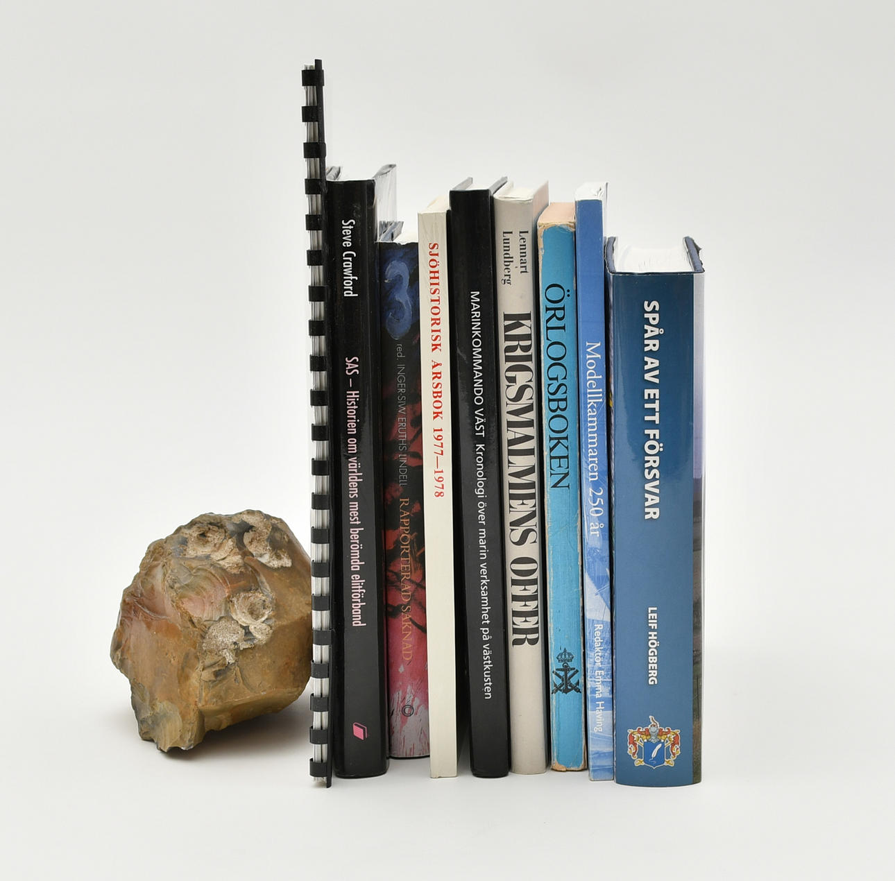 Böcker om sjöhistoria. 9 volymer.