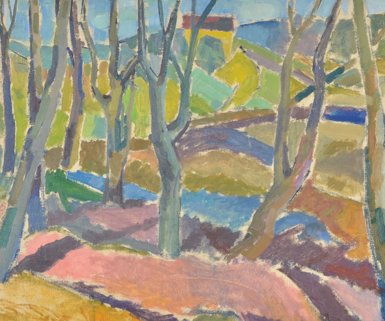 BIRGER FORSBERG. Olja på duk.