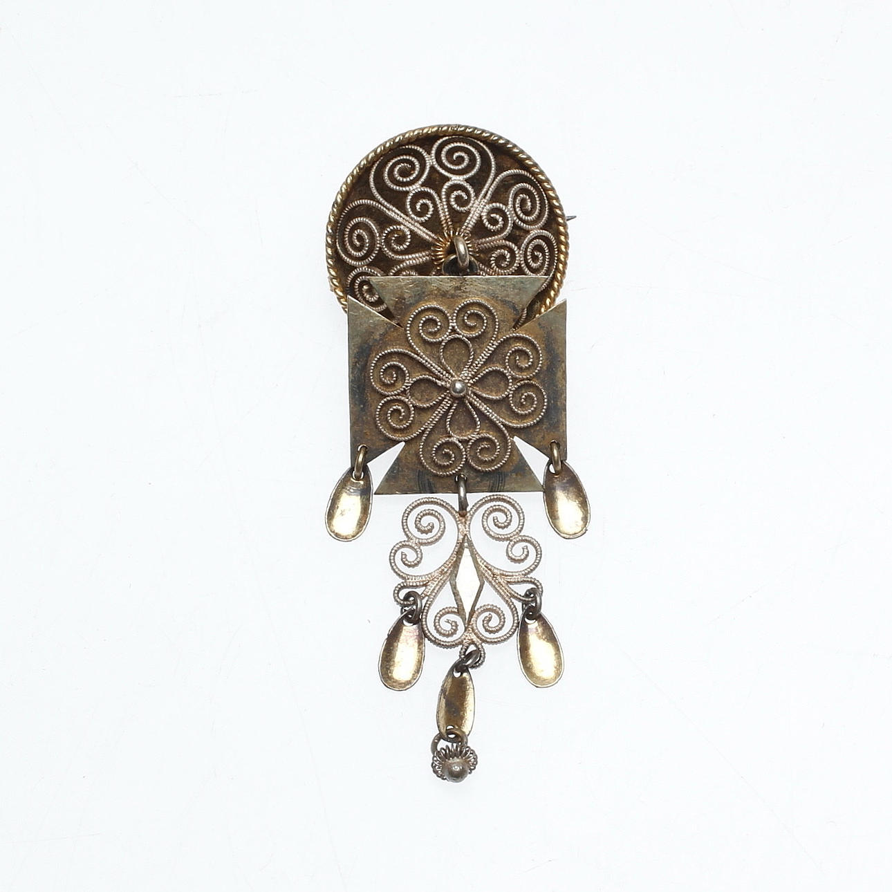 BROSCH, silver, 1900-tal.