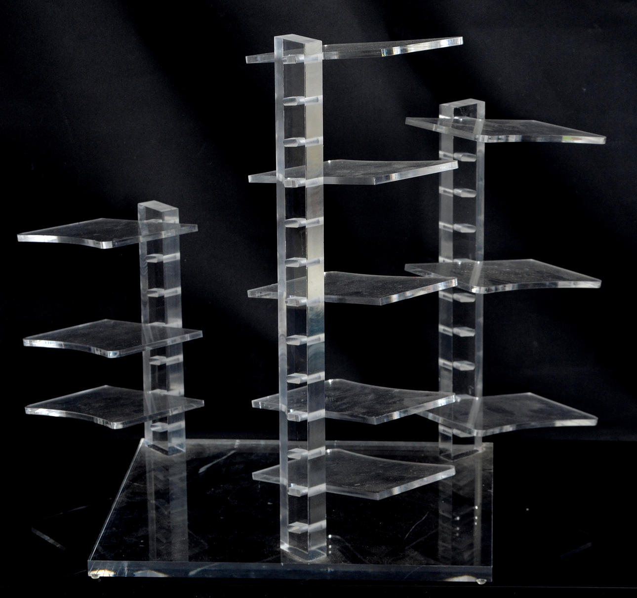 KLOCKSTÄLL, plexiglas, modern tillverkning.