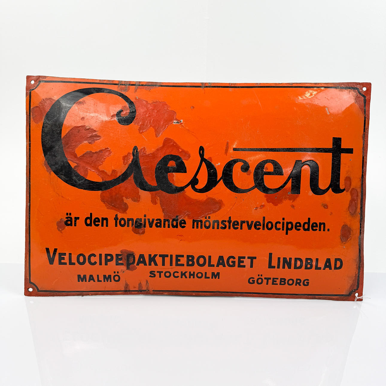 CRESCENT, emaljskylt, 1930/40-tal.