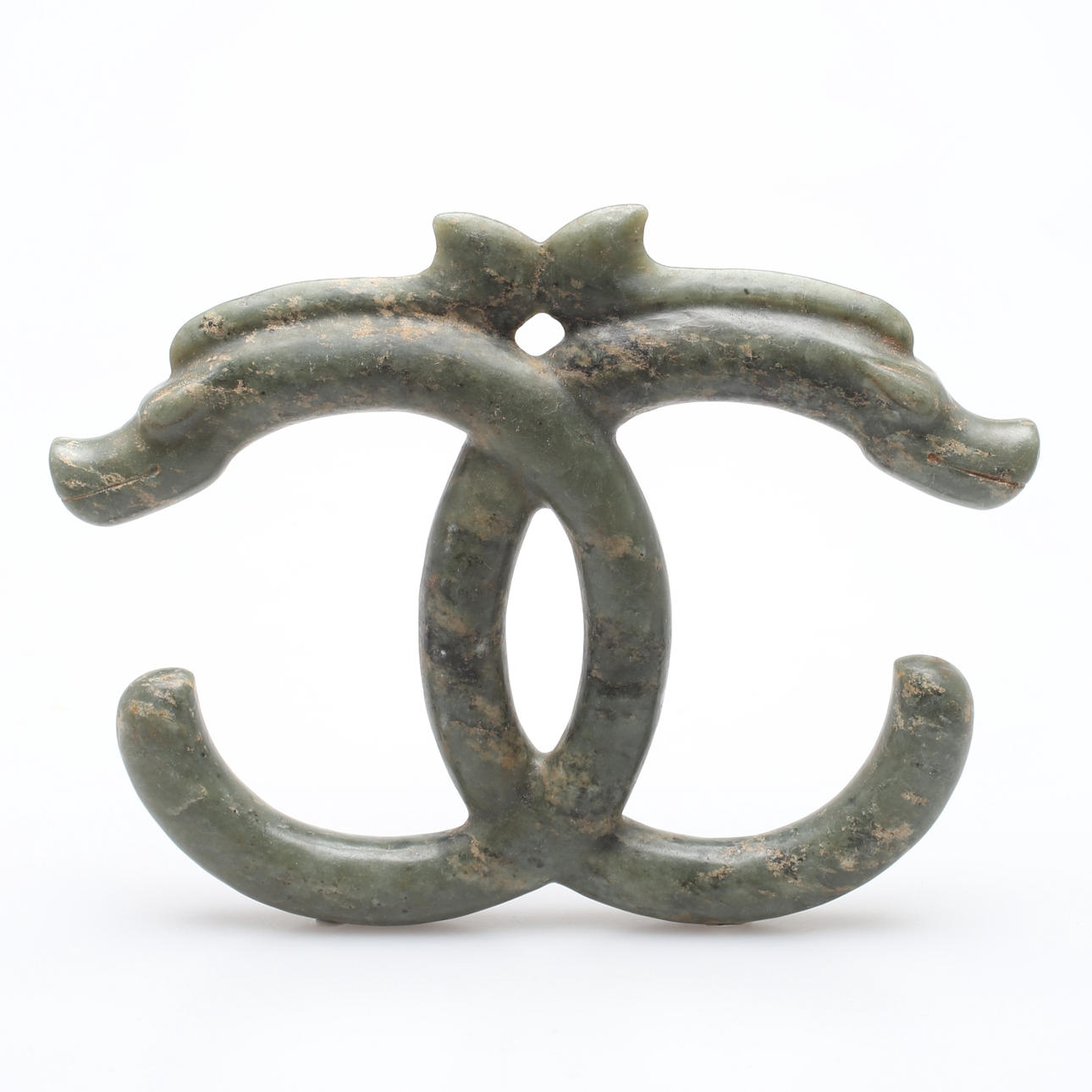 ORNAMENT, jade, Kina, antagligen 1900-tal.