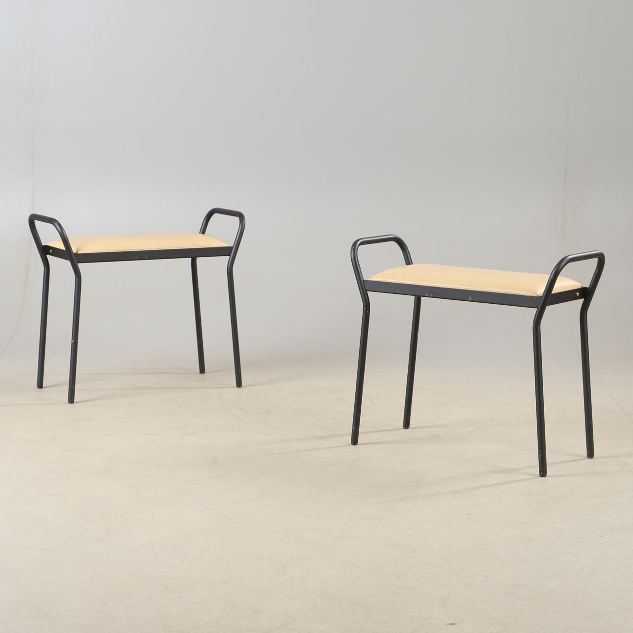 BENCHES, 1 pair, "Anyone", Maze, contemporary.