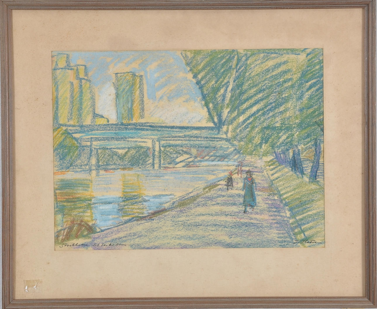 JAN HATVANI. Pastell.