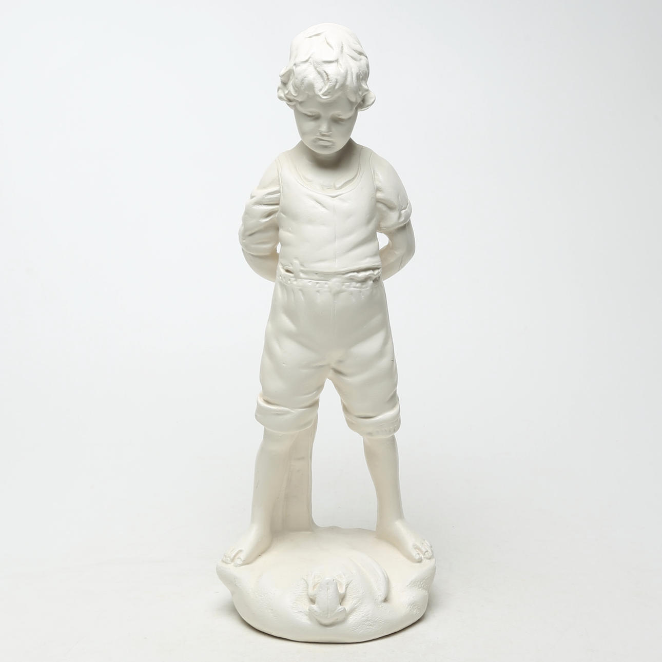 SKULPTUR, bemålad gips, efter parianmodell, modern.