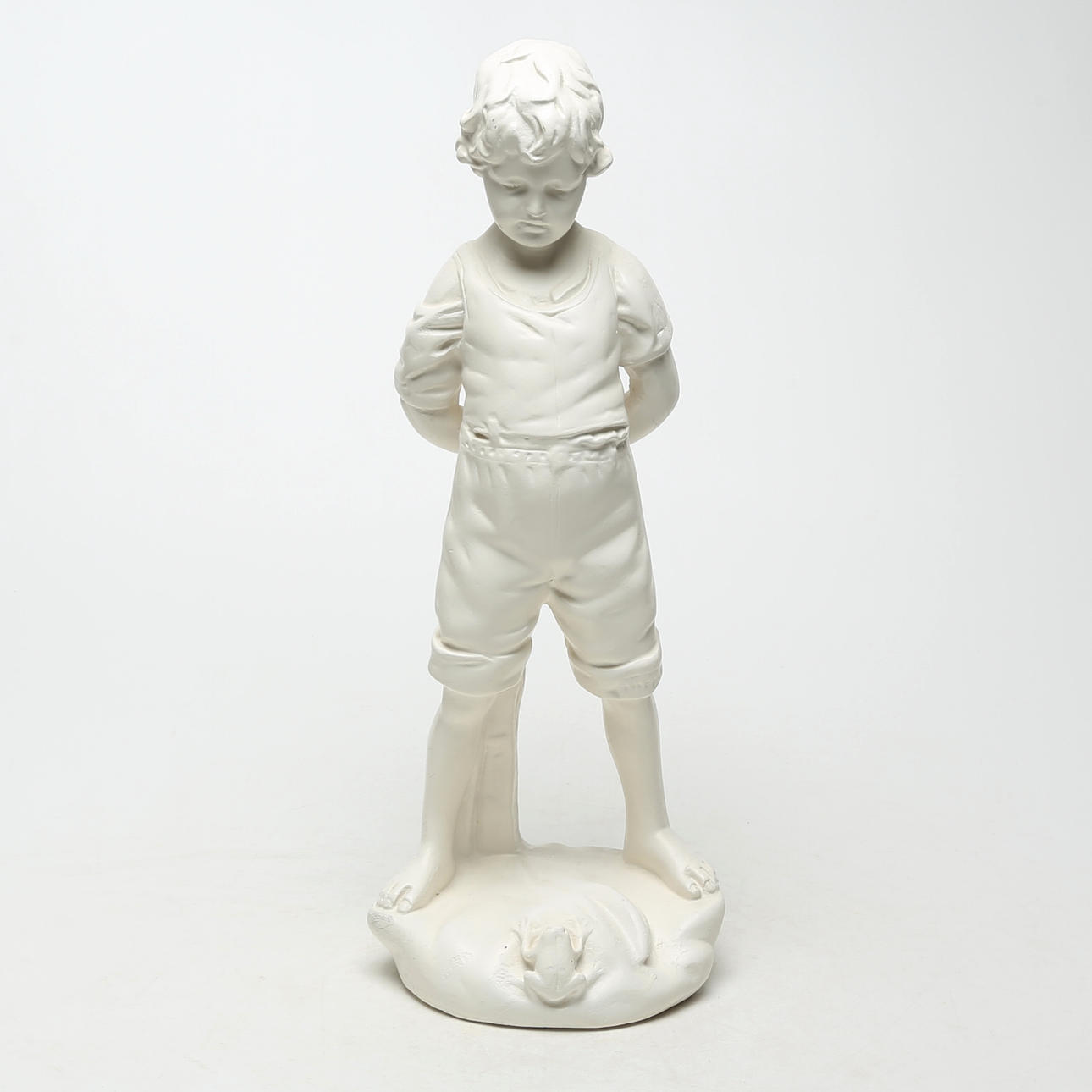 SKULPTUR, bemålad gips, efter parianmodell, modern.