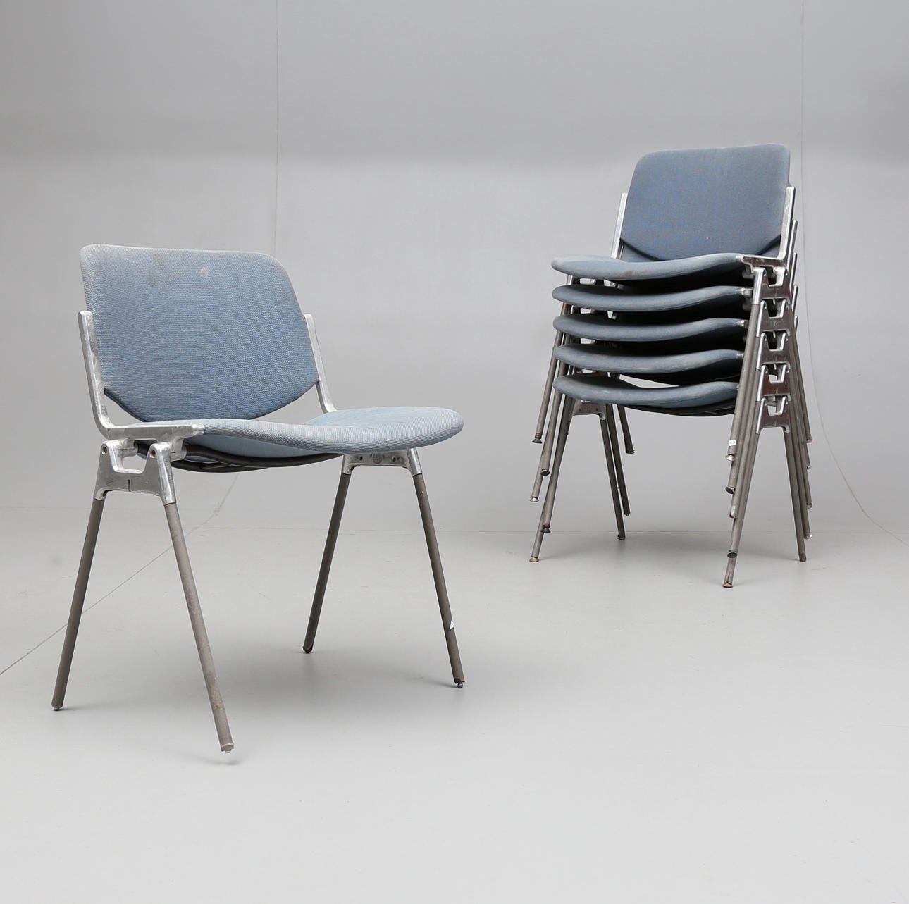 STOLAR, 6 st, Giancarlo Piretti för Castelli, Italien.