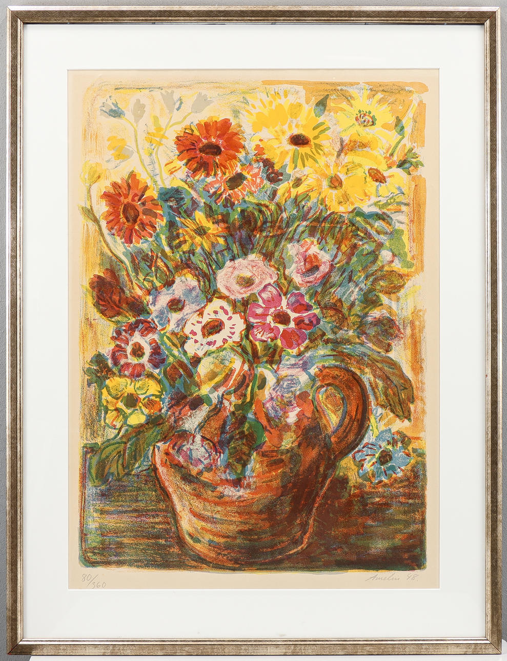 ALBIN AMELIN. Lithograph 80/360, signed 48.
