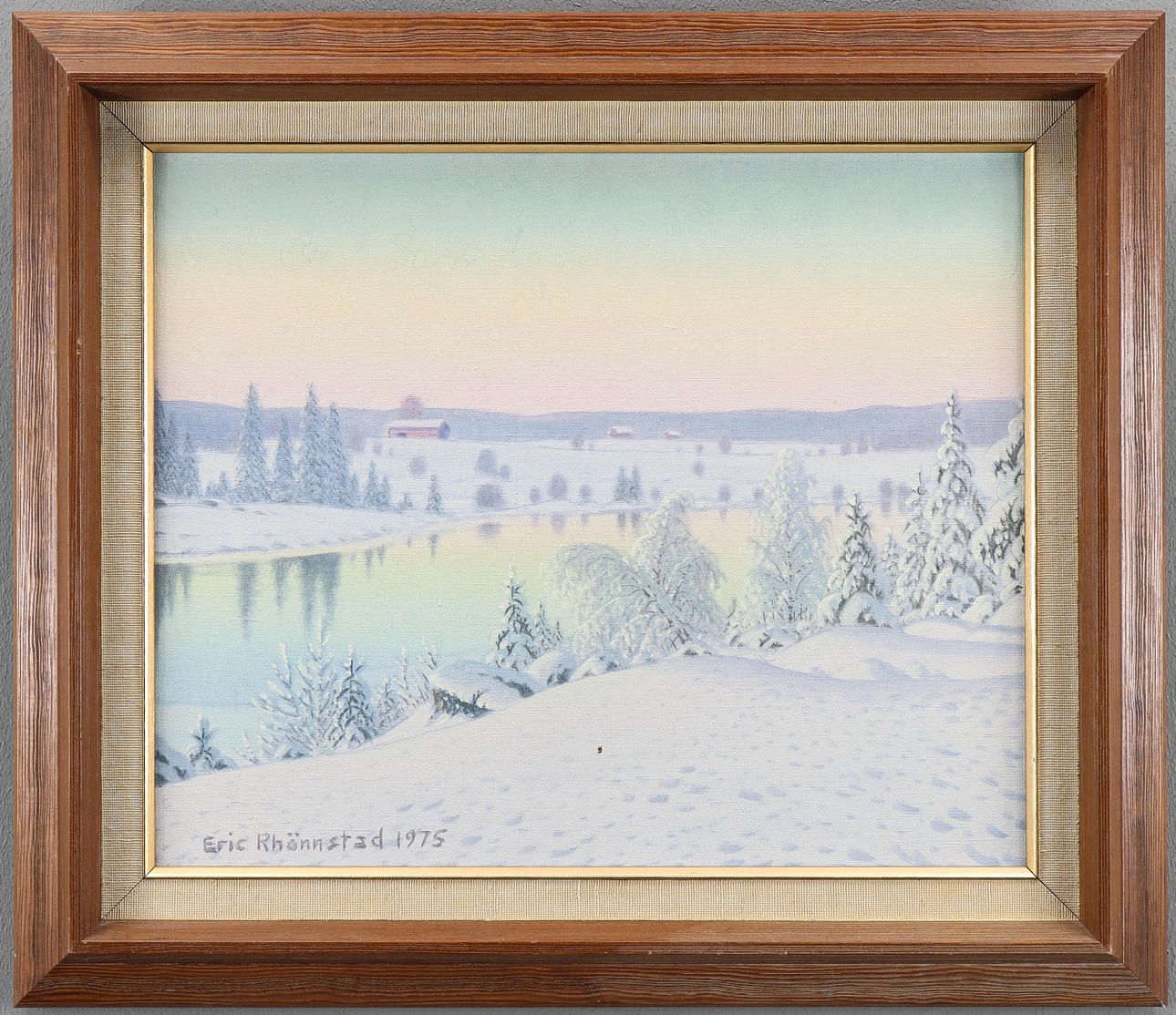 ERIC RHÖNNSTAD. Oil on canvas, signed 1975.