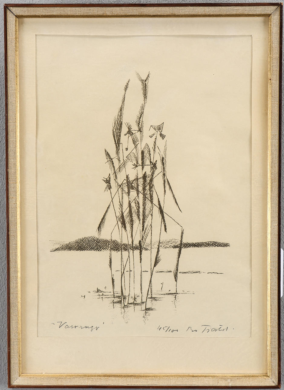 BO FJAESTAD. Lithograph 45/100, signed.