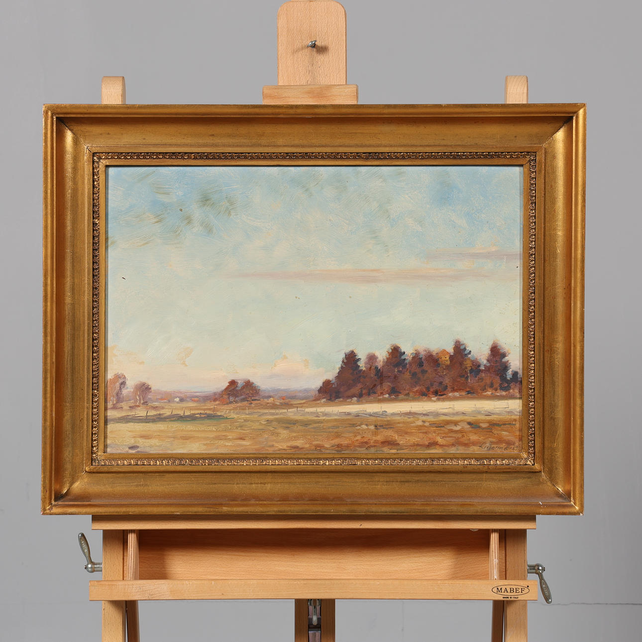 LINDORM LILJEFORS. OIL ON PANEL, signed, dated 39.