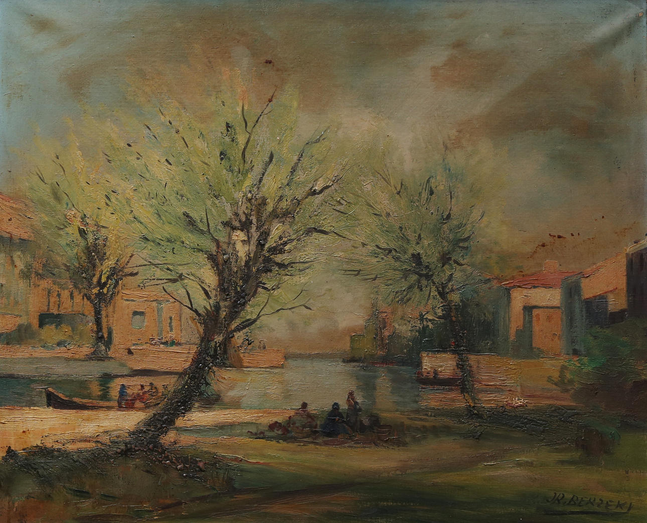 JOSEPH RIESNER BERZEKY. Landscape.