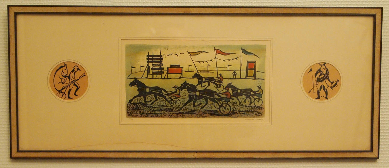 WALDEMAR MARBERG. Lithograph, signed.