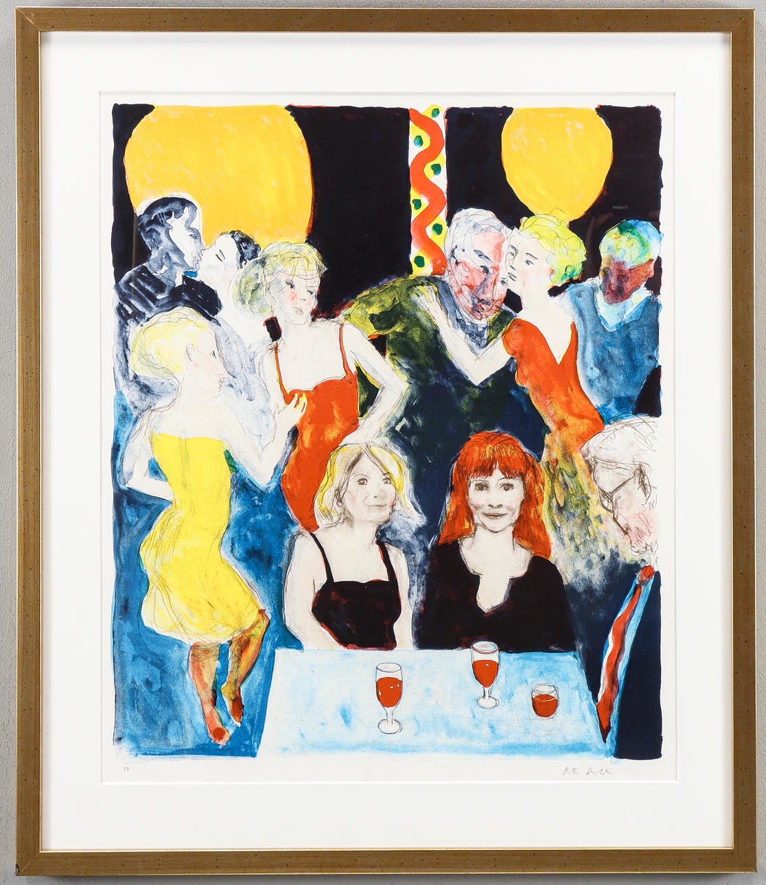 PETER DAHL. Lithograph PT, signed.