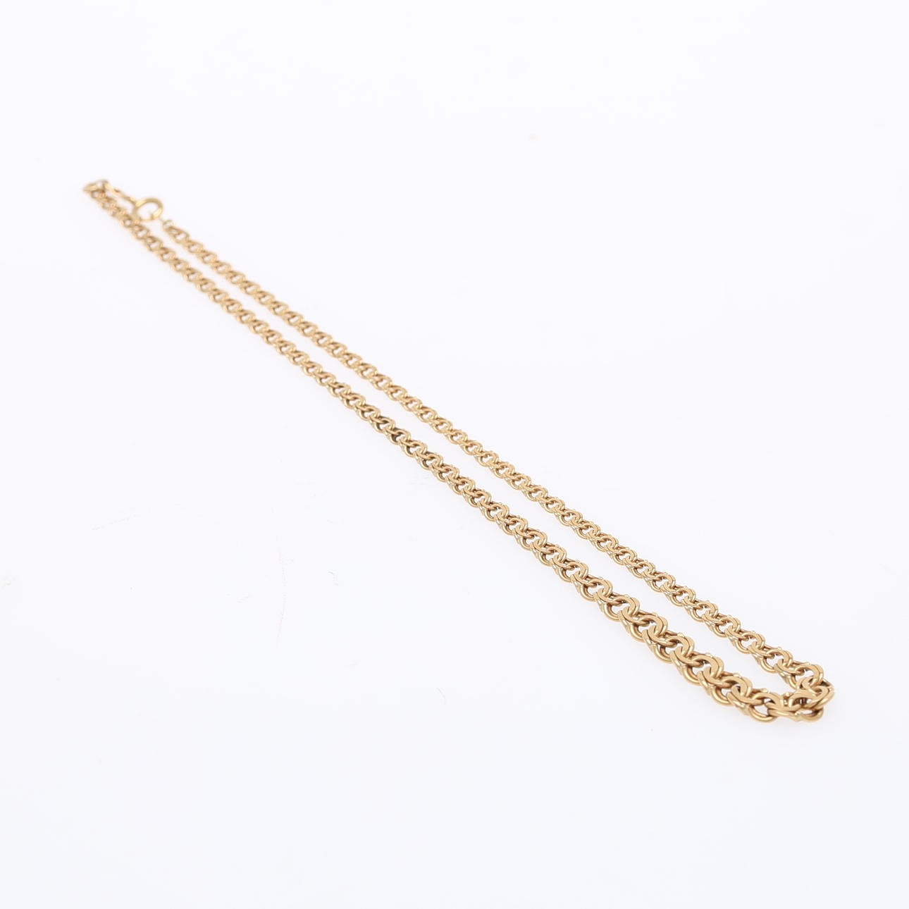 HALSBAND, bismarck, 18 k guld, vikt 18,46 gram.