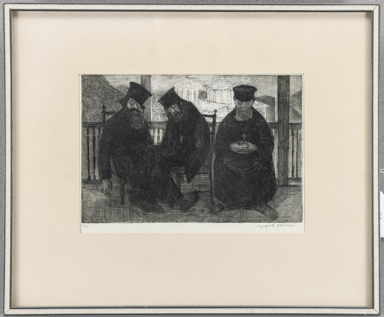 INGEGERD GÄRTNER. Etsning 3/15, signerad.