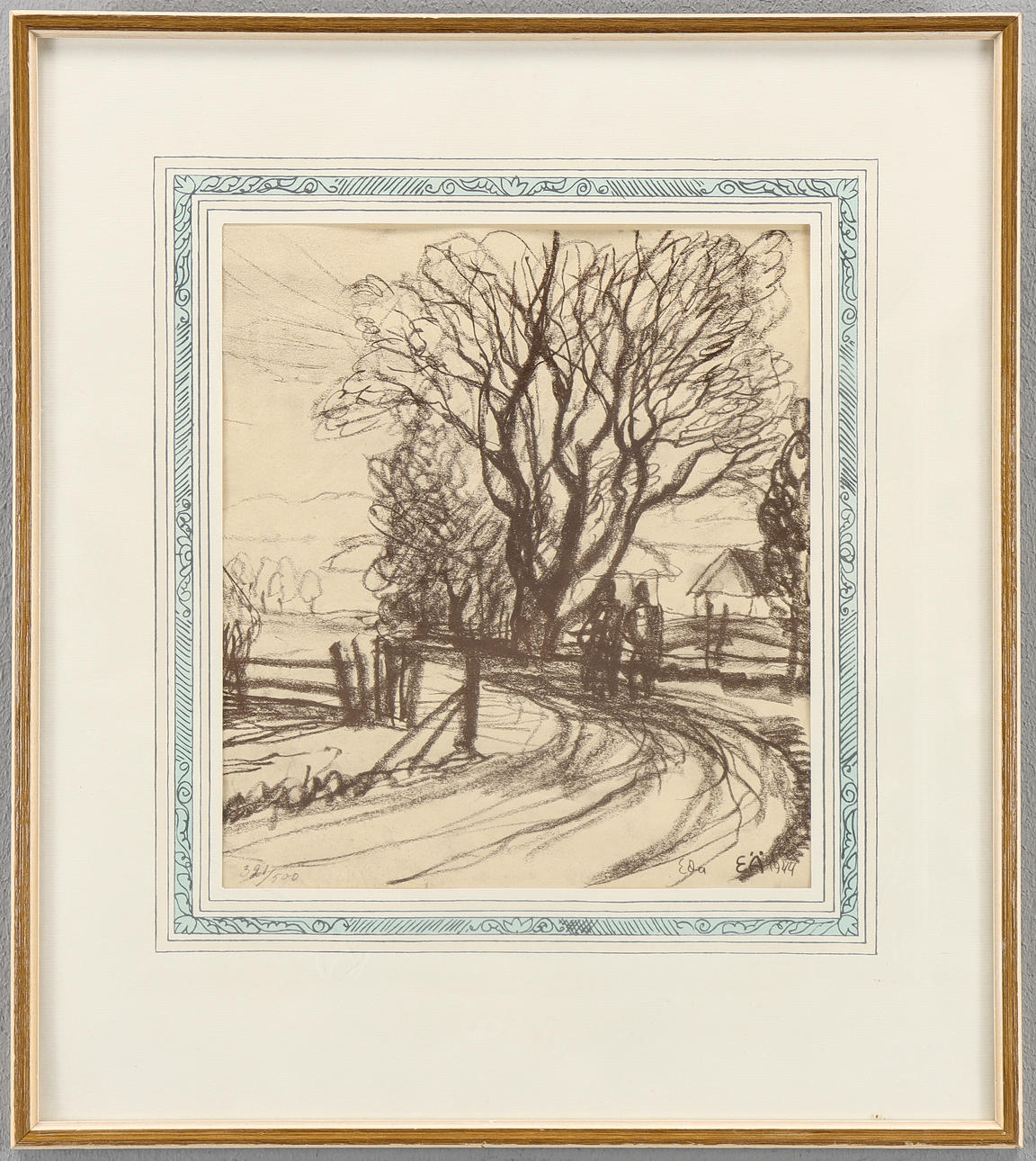 ERLING ÄRLINGSSON. Lithograph 321/500, signed.