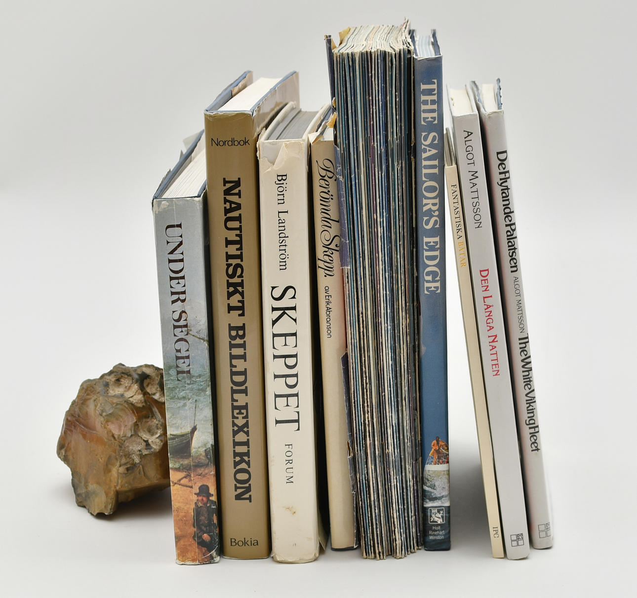 Böcker om Båtar och båthistoria. 38 Volymer.