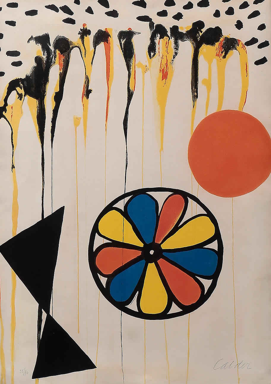 ALEXANDER CALDER. "La mousson".