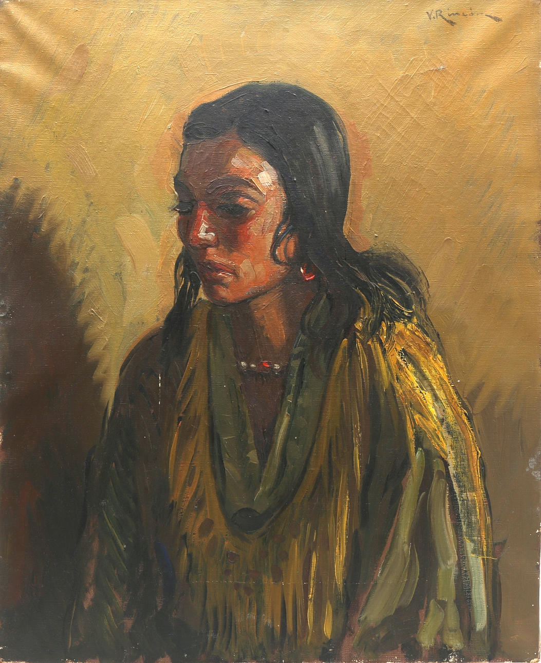 VICENTE RINCÓN. A girl.