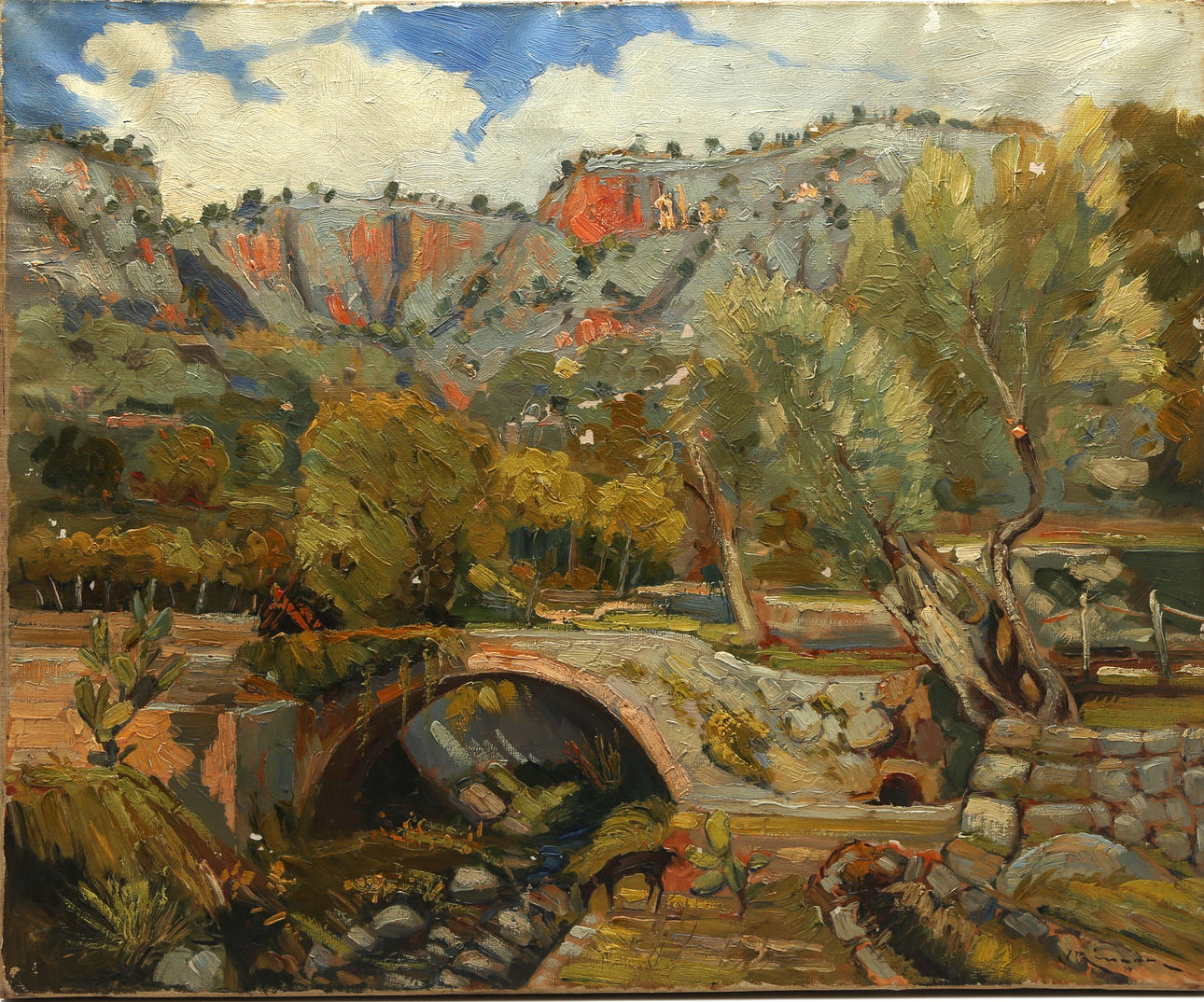 VICENTE RINCÓN. The old bridge.