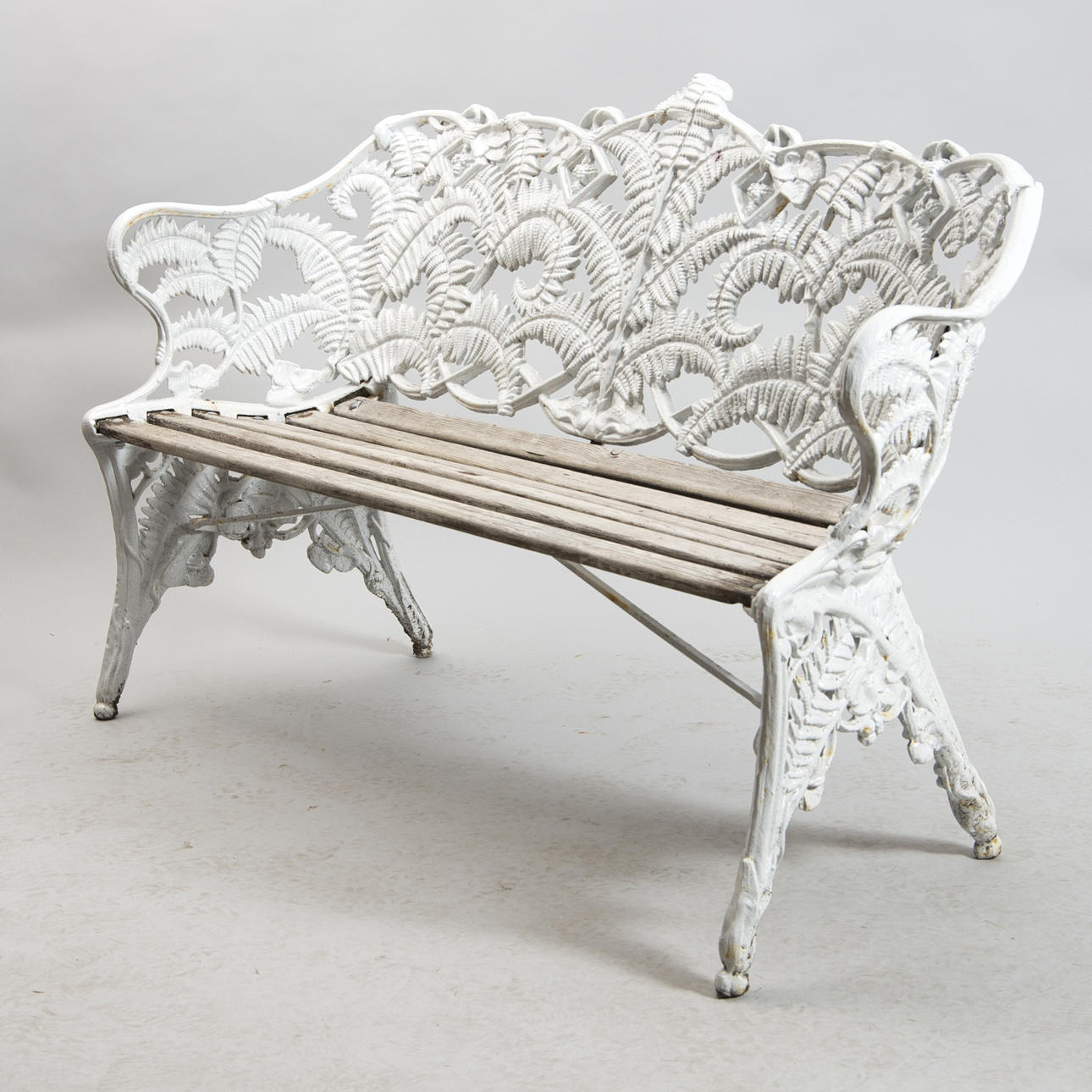 TRÄDGÅRDSSOFFA, Aggenberg Stockholm, gjutjärn, 1900-tal.