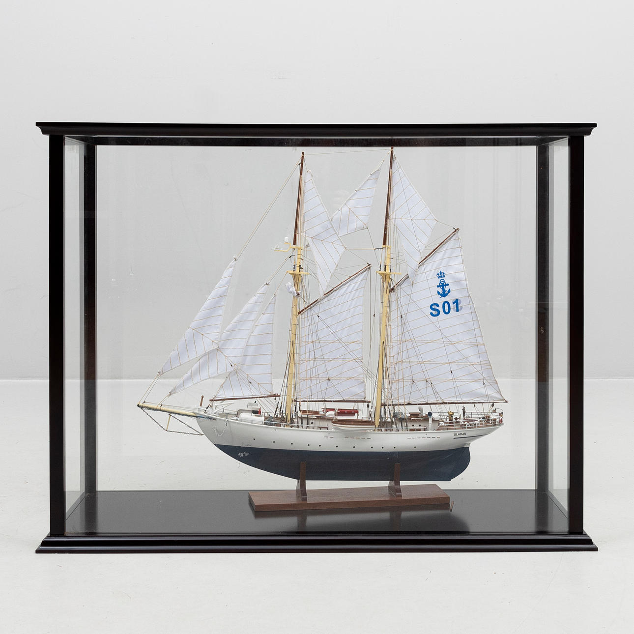 SHIP MODEL, Sailing school ship HMS “Gladan”, 15/15.