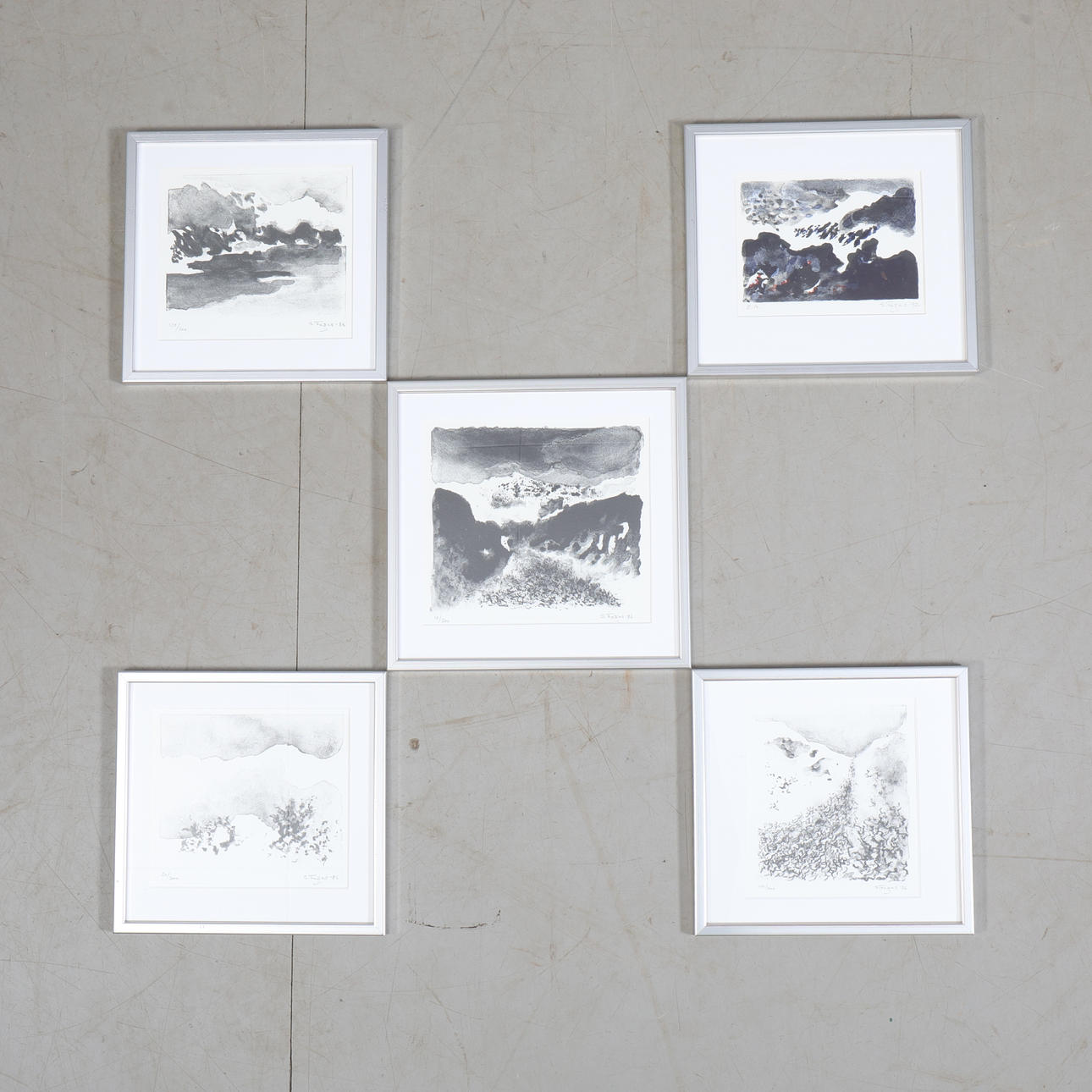 SIXTEN FAGER. Lithographs, 5, numbered, marked, signed, dated 86 and 92.