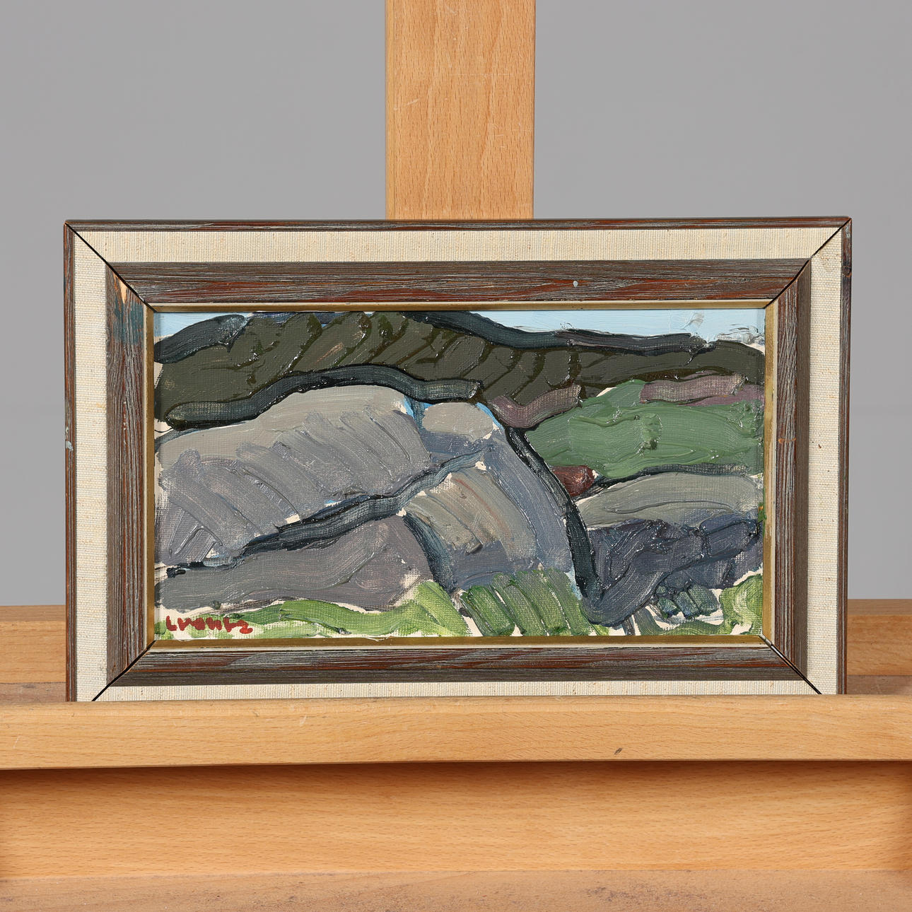 BENGT CRANTZ. OIL ON PAPER fed on panel, signed.