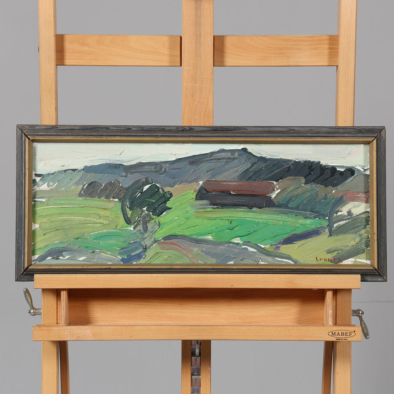 BENGT CRANTZ. OIL ON CANVAS, fed on panel, signed.